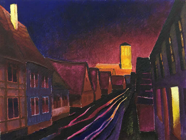 Kirchturm in der Abendsonne (1)