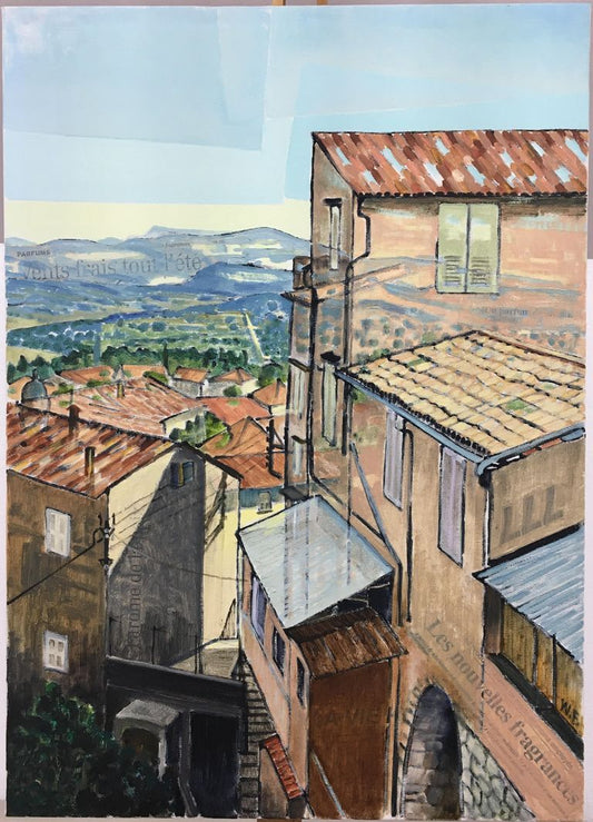 Grasse, Blick ins Hinterland.